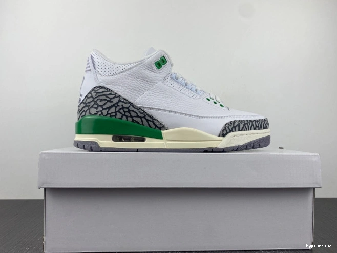 HYPE CK9246-136 Jordan 3 Lucky Retro (W) Green 0724